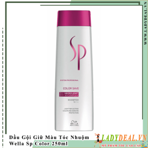 Dầu Gội Giữ Màu Tóc Nhuộm Wella Sp Color Save Shampoo 250ml