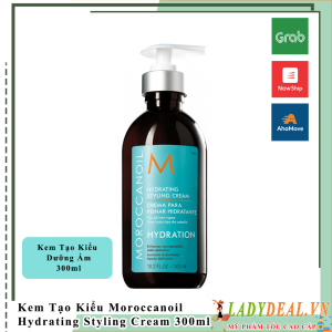 Kem Tạo Kiểu Dưỡng Ẩm Moroccanoil Hydrating Styling Cream 300ml | Ladydeal.vn