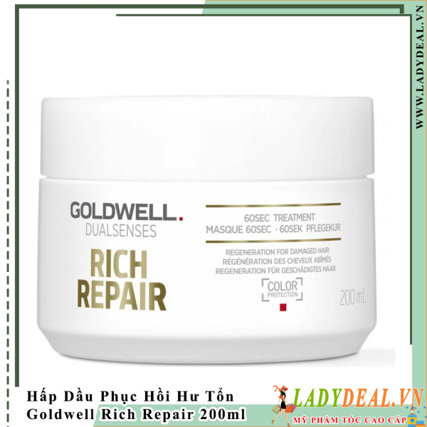 Hấp Dầu Phục Hồi Tóc Goldwell Rich Repair 200ml - 500ml | Ladydeal.vn